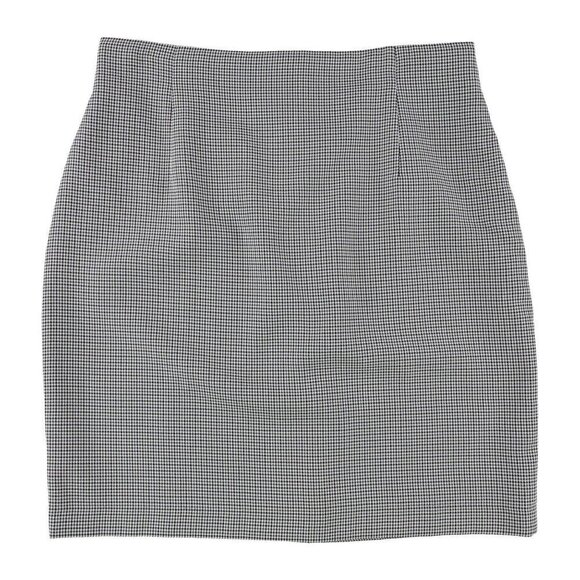 Tahari Arthur S. Levine Women's Zip Back Houndstooth Midi Pencil Skirt Size 8P - Picture 3 of 12